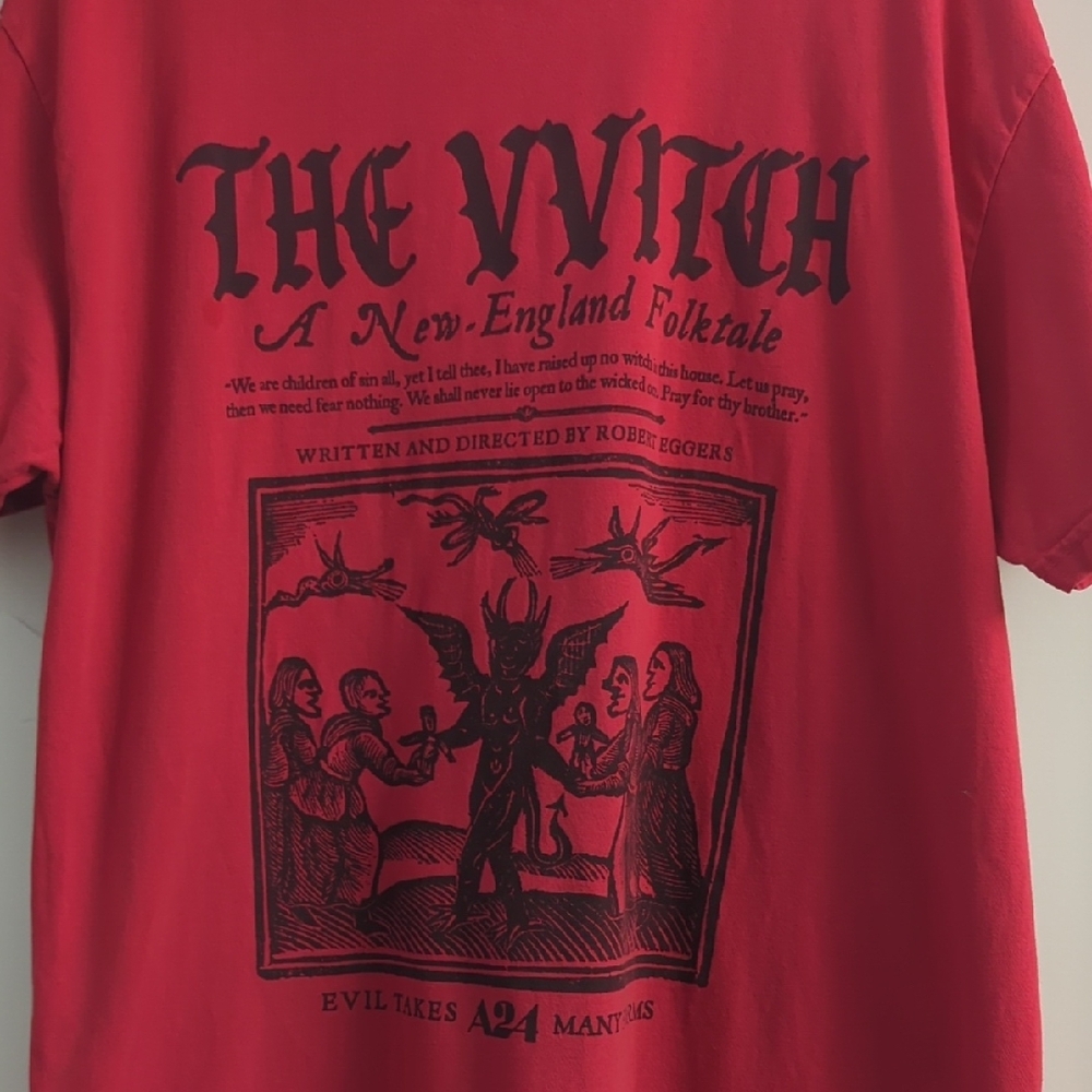 Red Rucking Fotten THE WITCH Movie Tee - Picture 2 of 3